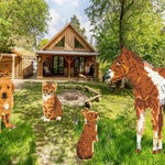 Stecksystem Tierbabies 4 in 1 mit XXL-Steckvorlage