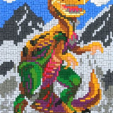 Stickit T-Rex mit Landschaft