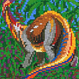 Stickit Brontosaurus im Urwald