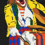 Stecksystem Clown XXL Motiv (voll ausgesteckt) mit XXL-Steckvorlage