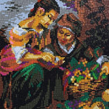 Stickit Mosaik-Bild ,,Die Fruchtverkäuferinnen,,