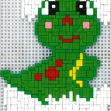 Stickit-Pixel "Dino im Ei"