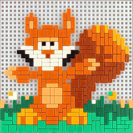 Stickit-Pixel Eichhörnchen