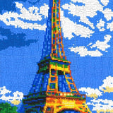 Stecksystem Eifelturm mit XXL-Steckvorlage