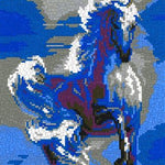 Stecksystem Einhorn mit XXL-Steckvorlage