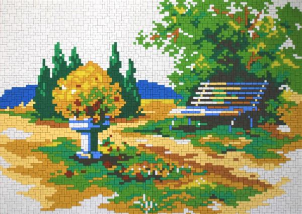 Stecksystem Einladung zum Verweilen mit XXL-Steckvorlage