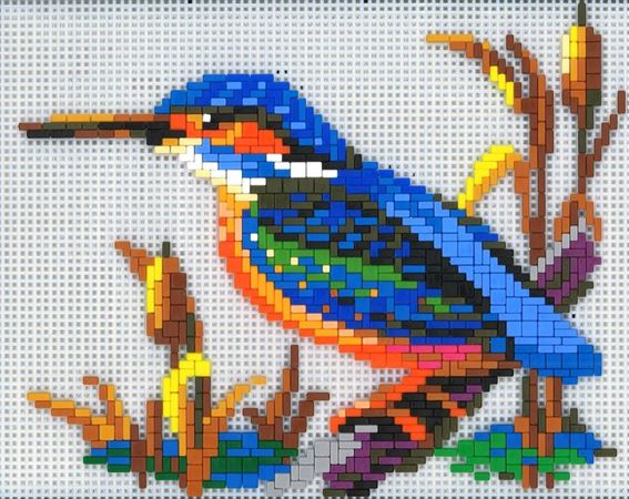 Stickit-Mosaik ,,Eisvogel,,