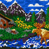 Stick it Elch im Gebirge