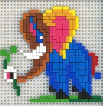 Stickit-Pixel Elefant