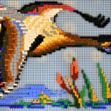 Stecksystem Ente mit XXL-Steckvorlage