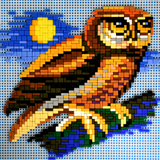 Stecksystem Eule mit XXL-Steckvorlage