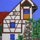 Stickit Stecksystem Fachwerkhaus an der Statdtmauer Stadt Spalt