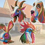 Stecksystem Farmtiere 4 in 1