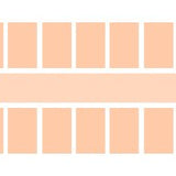 Farbstreifen gross fleisch 6 Streifen