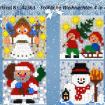 Stickit-Pixel fröhliche Weihnachten 4 in 4