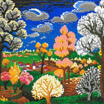 Stecksystem Frühlingsblüte mit XXL-Steckvorlage