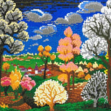 Stecksystem Frühlingsblüte mit XXL-Steckvorlage