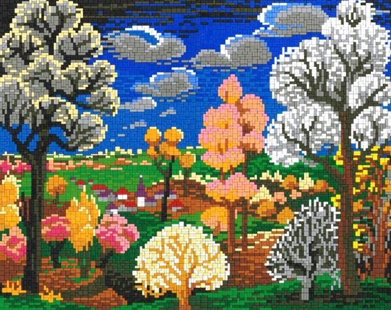 Stecksystem Frühlingsblüte mit XXL-Steckvorlage