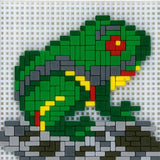 Stickit-Pixel "Frosch auf Stein"