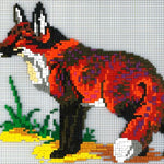 Stecksystem Fuchs mit XXL-Steckvorlage