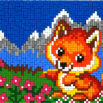 Stickit-Pixel "Fuchs Lucky"