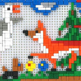 Stickit-Pixel Fuchs mit Gans