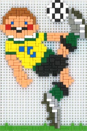 Stickit-Pixel Fussballer Klausi