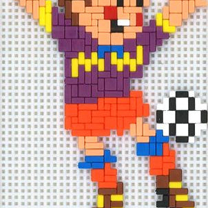 Stickit-Pixel Fussballer Olli