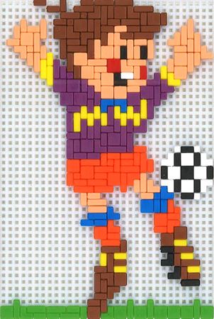 Stickit-Pixel Fussballer Olli