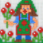 Stickit-Pixel Gärtnerin