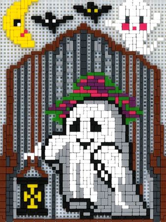 Stickit-Pixel Geist am Tor