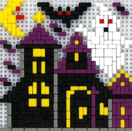 Stickit-Pixel Geisterschloss