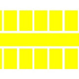Farbstreifen gross gelb 6 Streifen