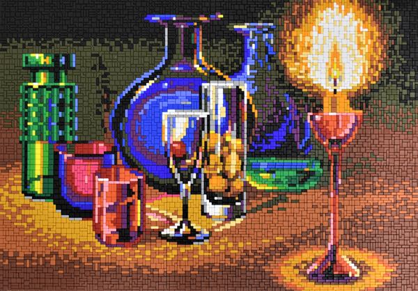 Stick it´s ,, Gläsernes Stilleben ,,