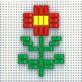 Stickit-Pixel "Grande Blume"
