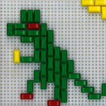 Stickit-Pixel "Grande Dino"