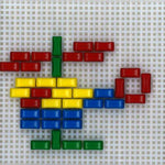 Stickit-Pixel "Grande Hubschrauber"