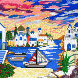 Stickit-Pixel griechischer Abend