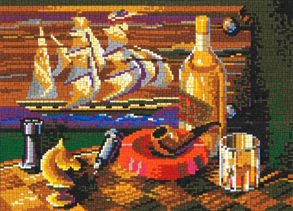 Stickit´s ,, Hafenkneipen Aussicht ,,