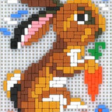 Stickit-Pixel Hase mit Karotte
