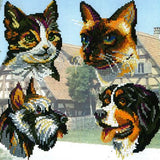 Stecksystem Haustiere 4 in 1