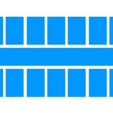 Farbstreifen gross hellblau 6 Streifen