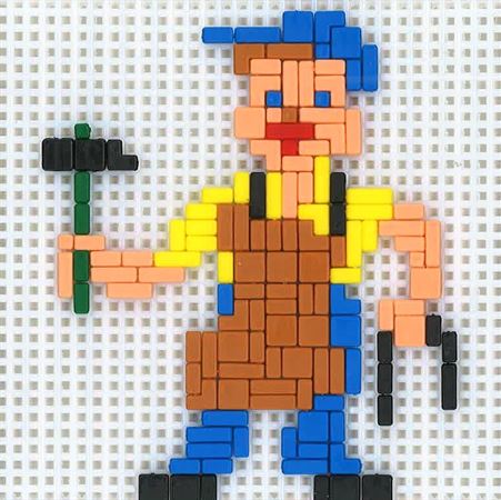 Stickit-Pixel Hufschmied