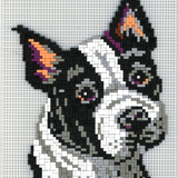 Stecksystem Hund mit weißer Schnauze