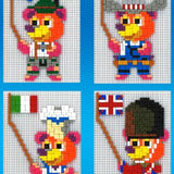 Stecksystem Internationaler Bär 4in1