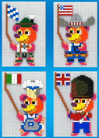 Stecksystem Internationaler Bär 4in1