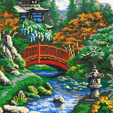 Stecksystem Japanischer Garten mit XXL-Steckvorlage