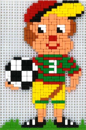 Stickit-Pixel Fussballer Joschi