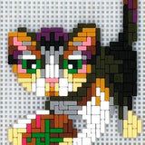 Stickit-Pixel Kätzchen mit Knäuel