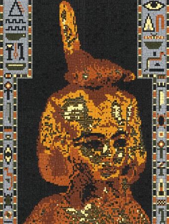 Stickit Steckbilder ,,Königin Selket mit Metallic-Streifen,,